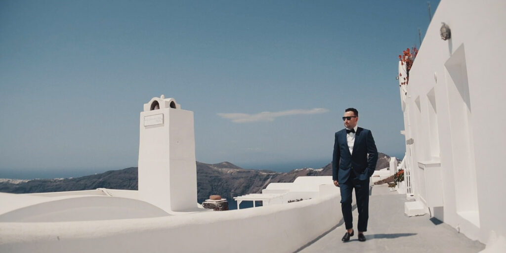 Roman & Catherine // Santorini, Greece <br> 