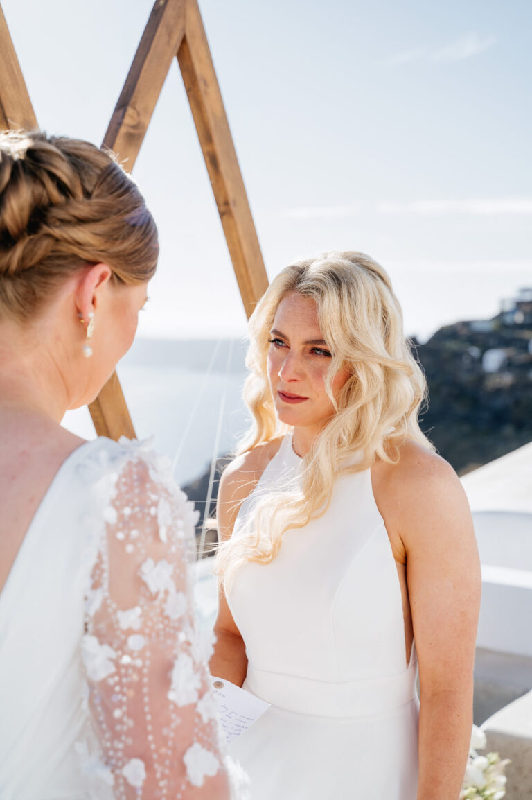 A romantic same-sex wedding at private villa captured forever