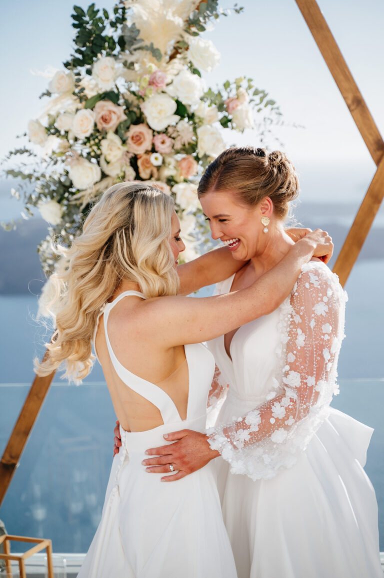 A romantic same-sex wedding at private villa captured forever