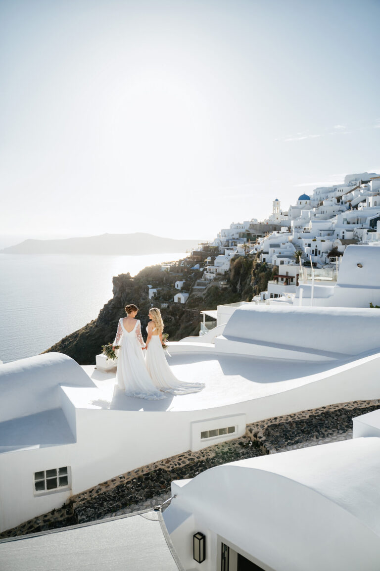A romantic same-sex wedding at private villa captured forever