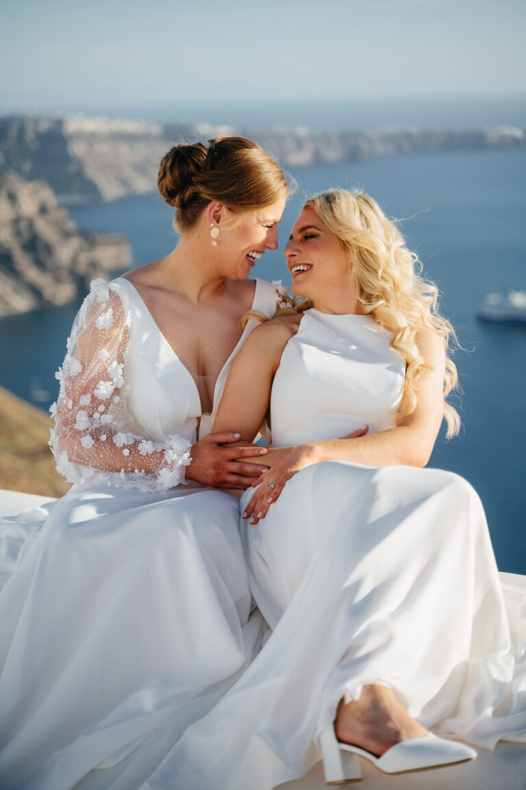 A romantic same-sex wedding at private villa captured forever