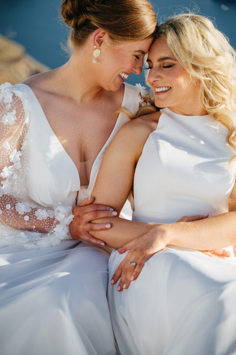 A romantic same-sex wedding at private villa captured forever