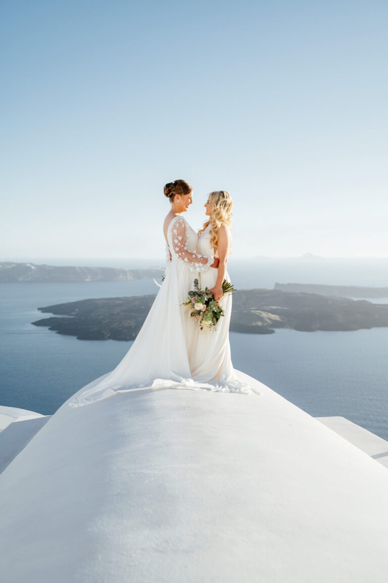 A romantic same-sex wedding at private villa captured forever