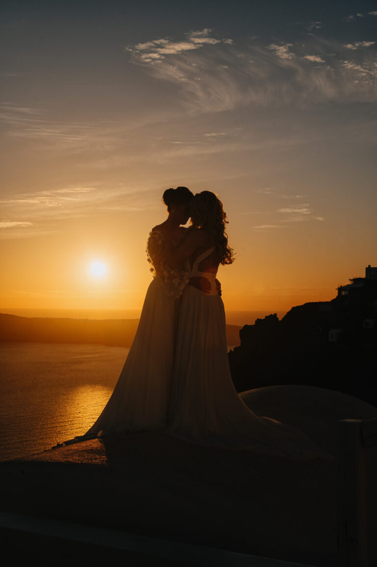 A romantic same-sex wedding at private villa captured forever