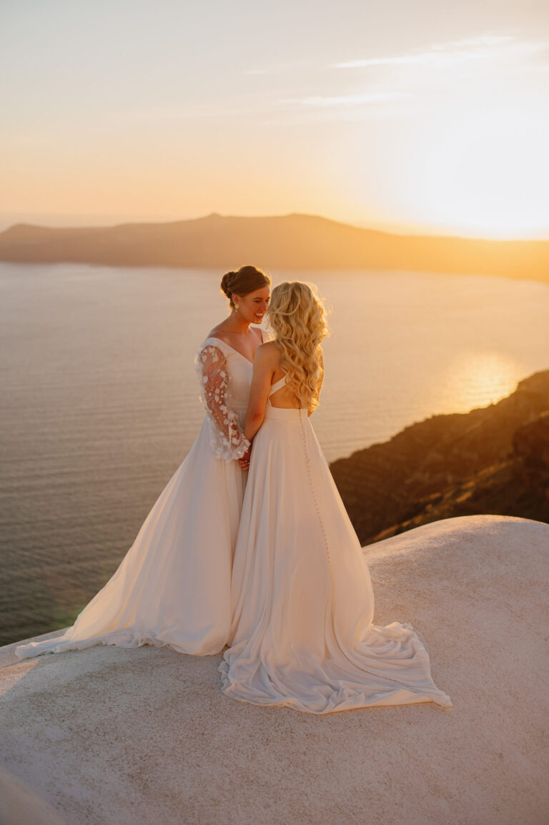 A romantic same-sex wedding at private villa captured forever