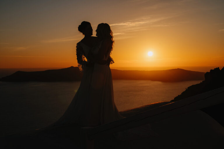 A romantic same-sex wedding at private villa captured forever