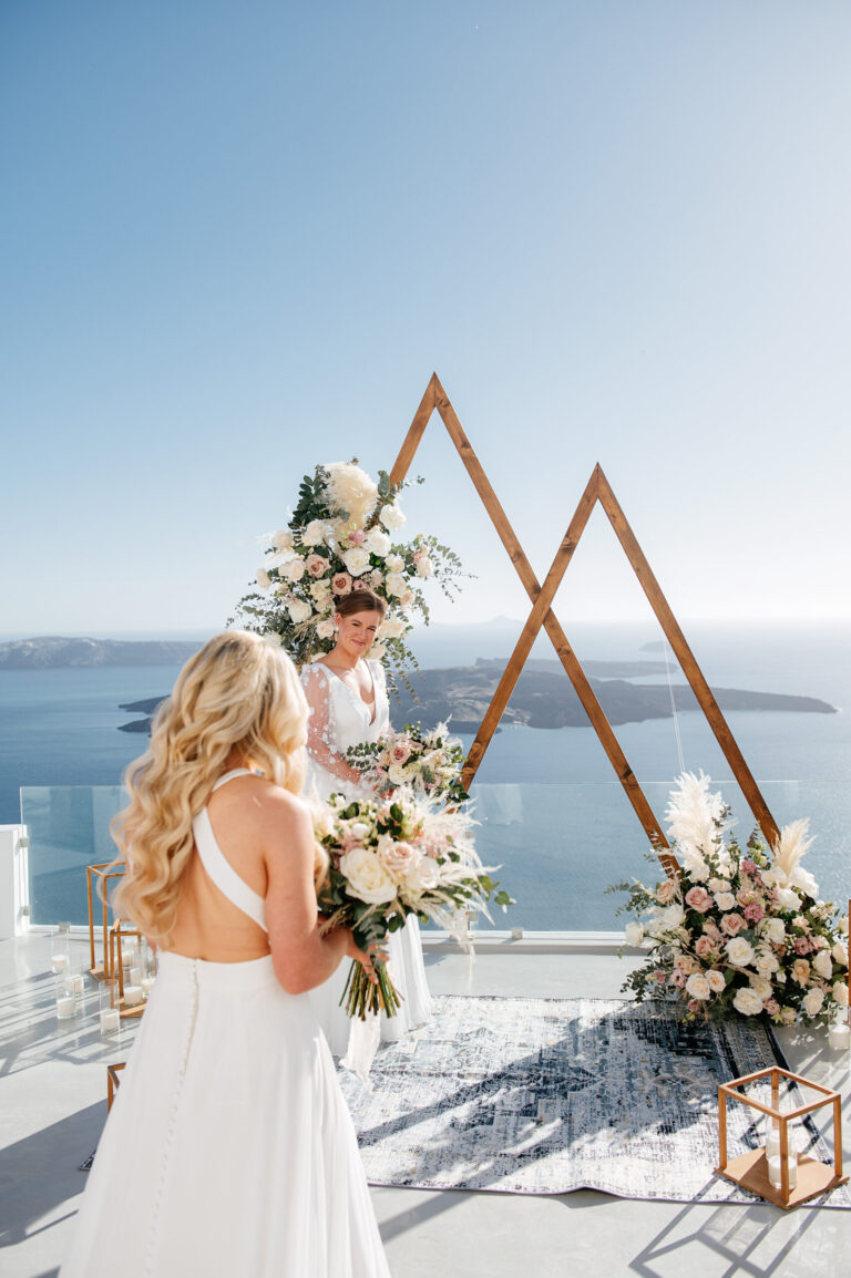 A romantic same-sex wedding at private villa captured forever