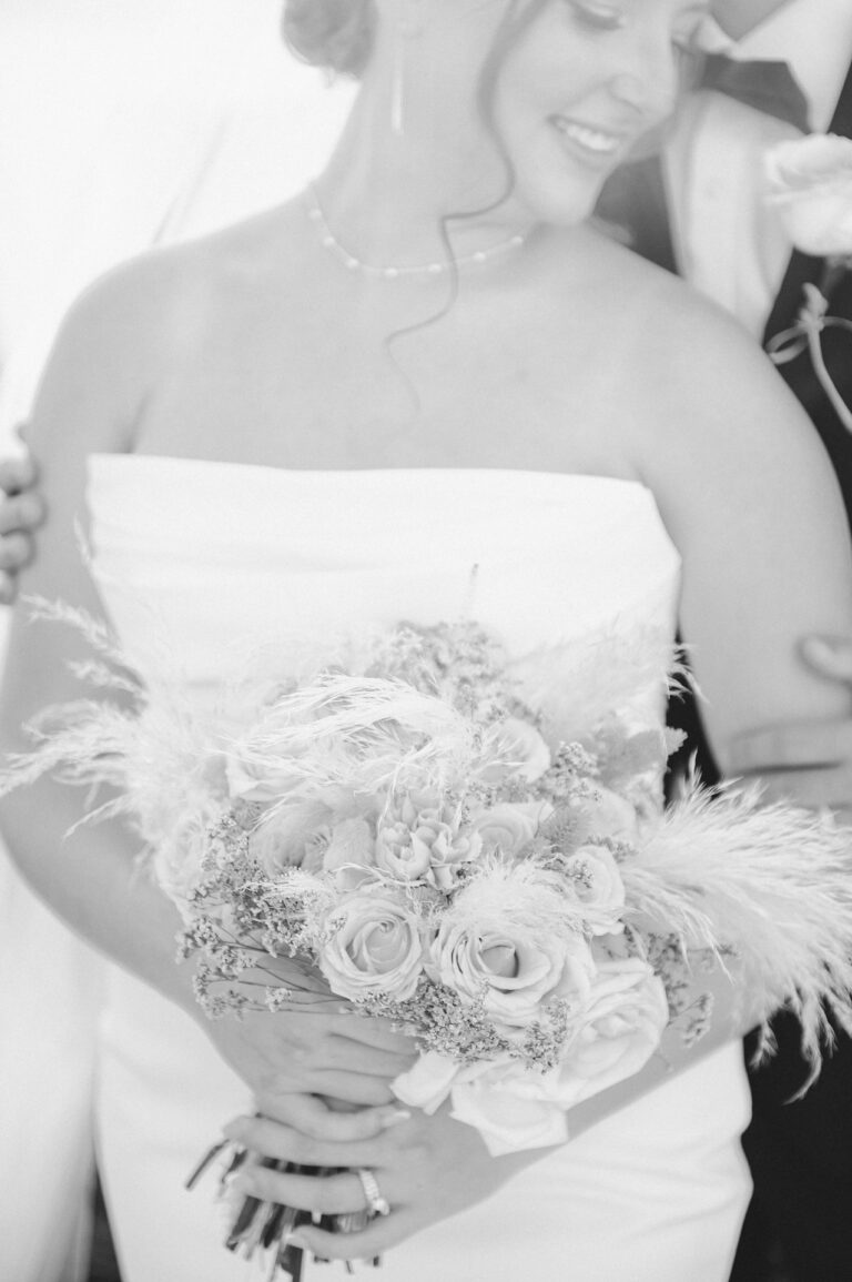 Intimate Santorini elopement at a private villa