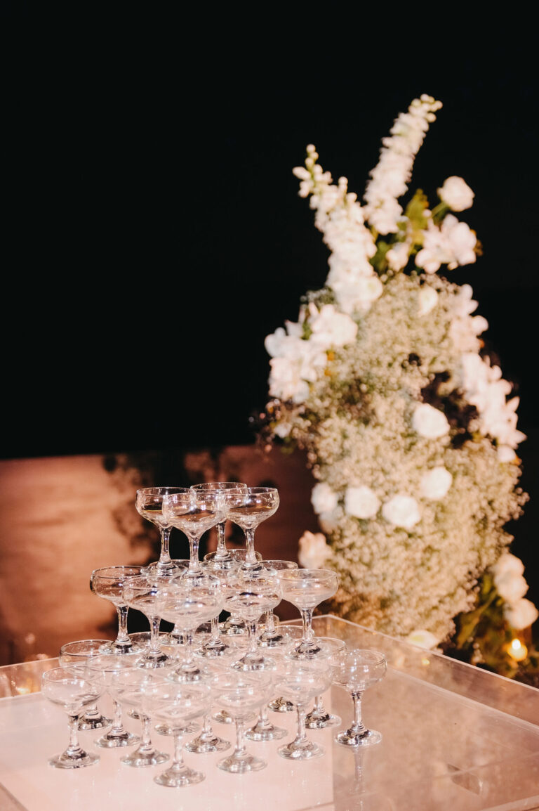 Joyful Santorini wedding journey with guests at Le Cote venue