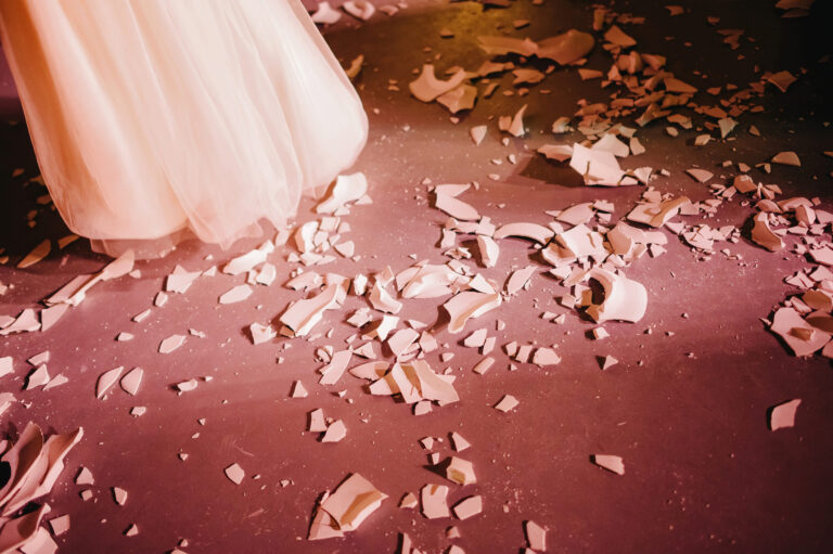 Joyful Santorini wedding journey with guests at Le Cote venue