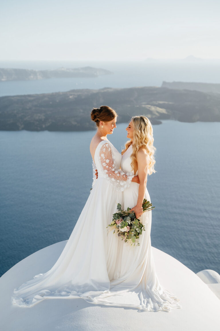 A romantic same-sex wedding at private villa captured forever