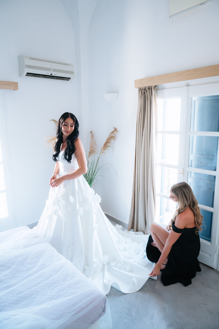 Emily & Wide’s Wedding in Santorini