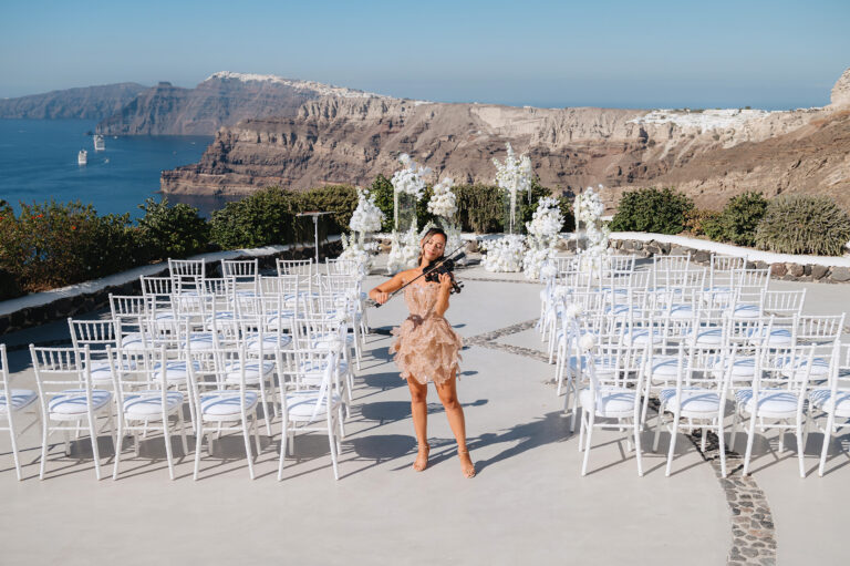 Emily & Wide’s Wedding in Santorini