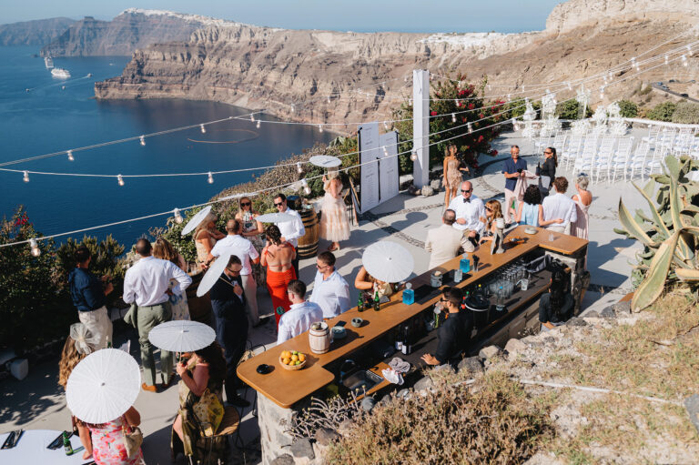 Emily & Wide’s Wedding in Santorini