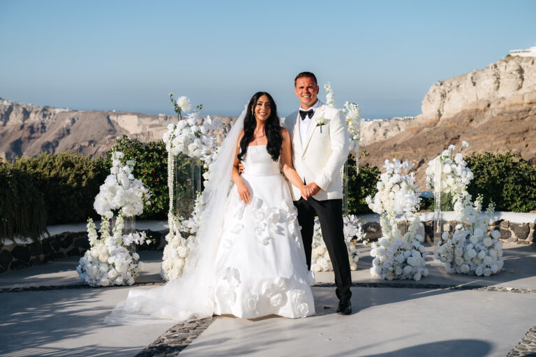 Emily & Wide’s Wedding in Santorini