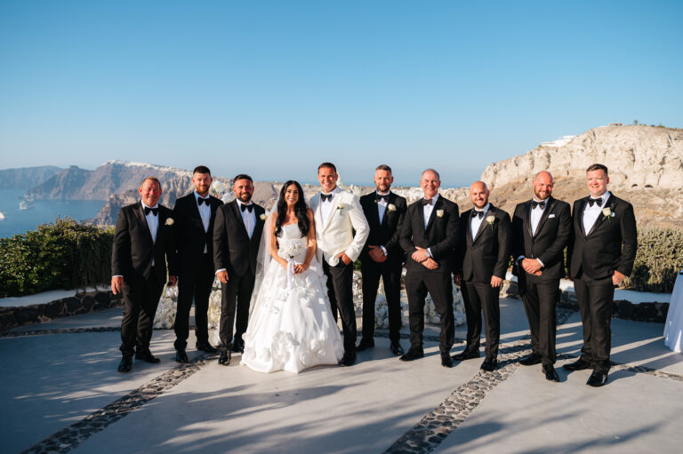 Emily & Wide’s Wedding in Santorini