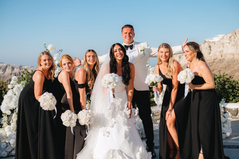 Emily & Wide’s Wedding in Santorini
