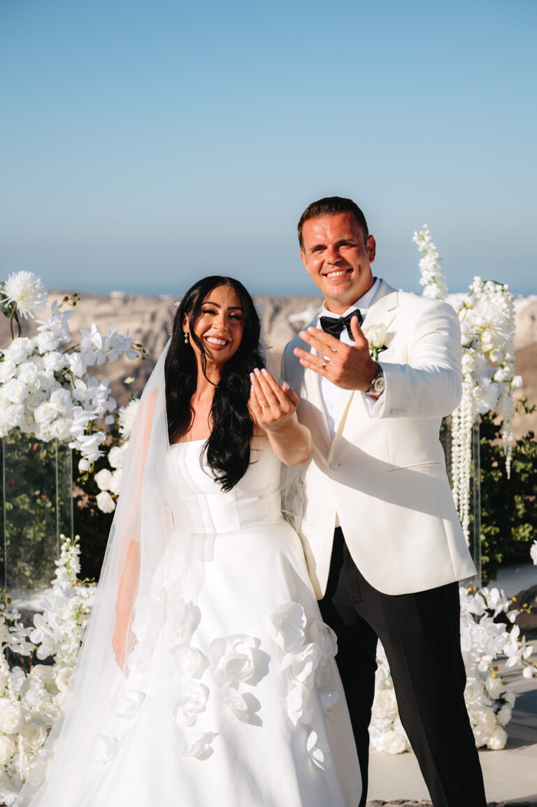 Emily & Wide’s Wedding in Santorini