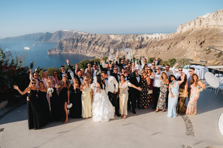 Emily & Wide’s Wedding in Santorini