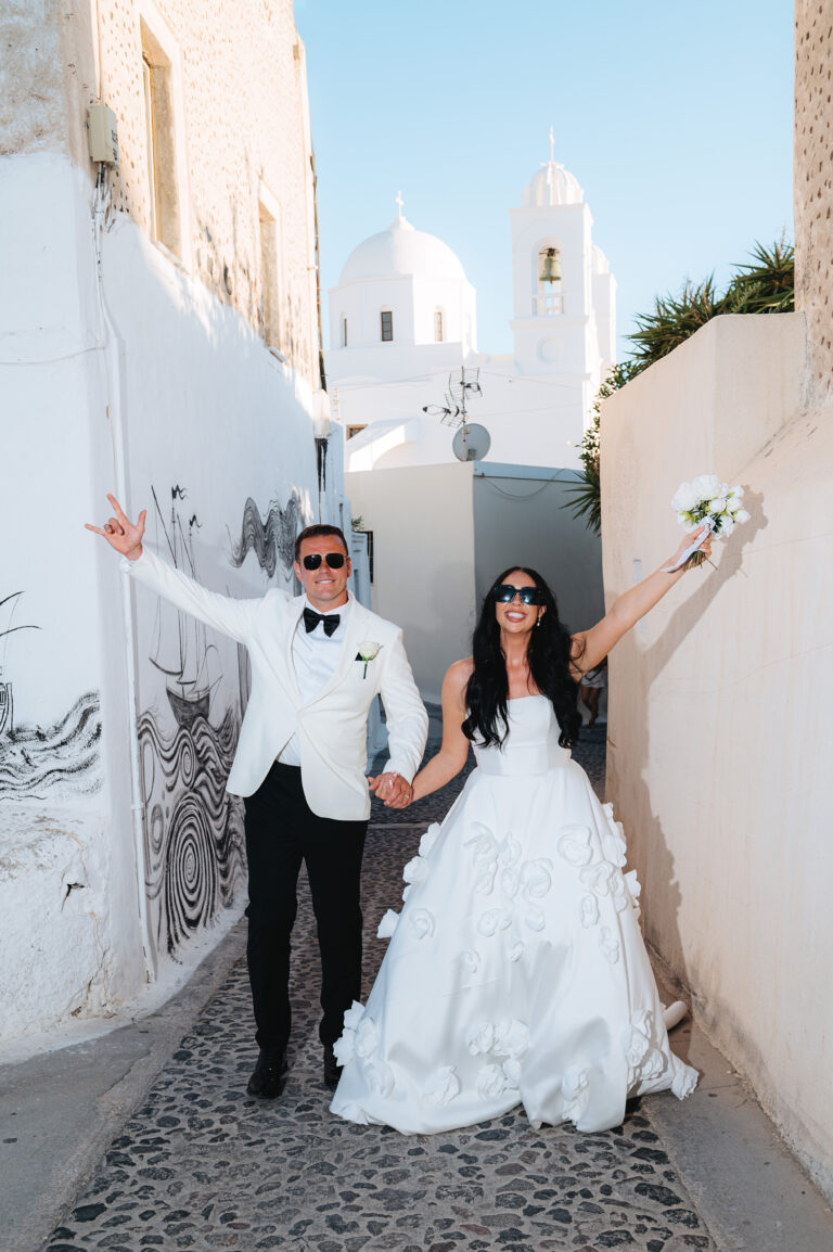 Emily & Wide’s Wedding in Santorini