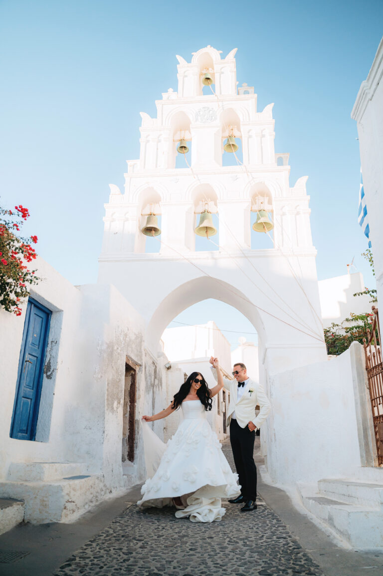 Emily & Wide’s Wedding in Santorini