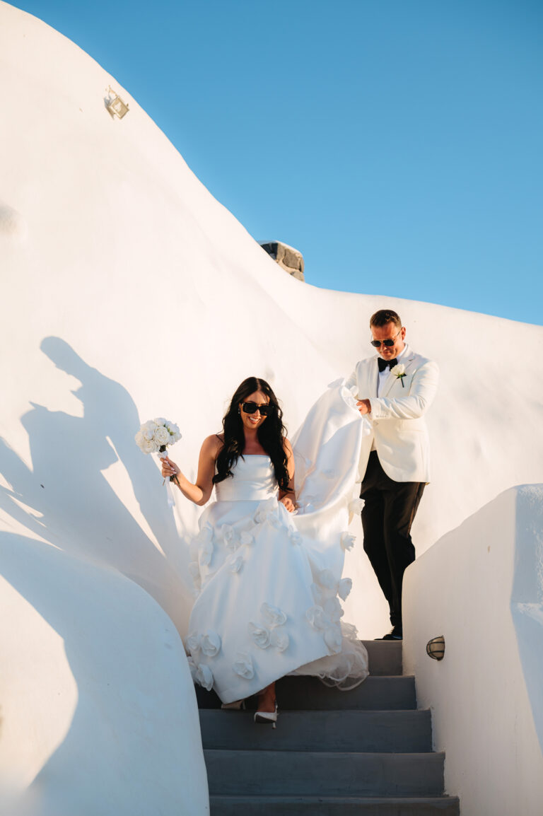 Emily & Wide’s Wedding in Santorini