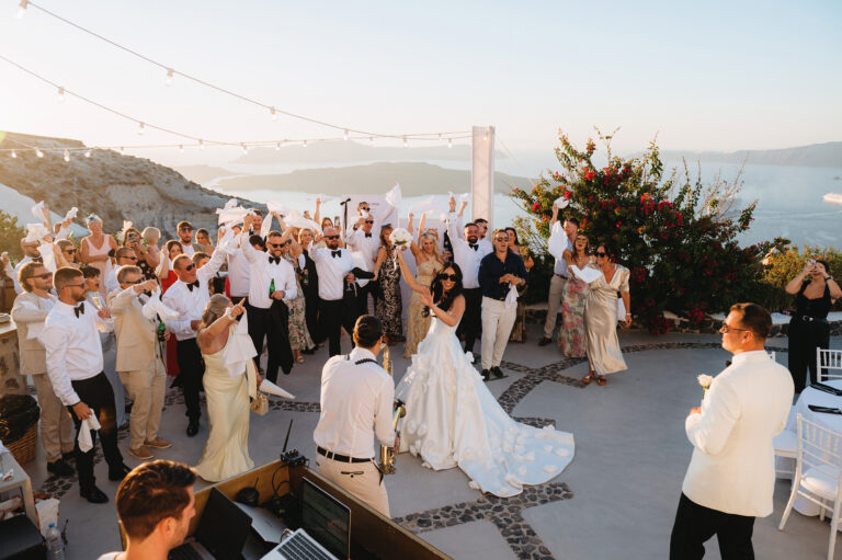 Emily & Wide’s Wedding in Santorini
