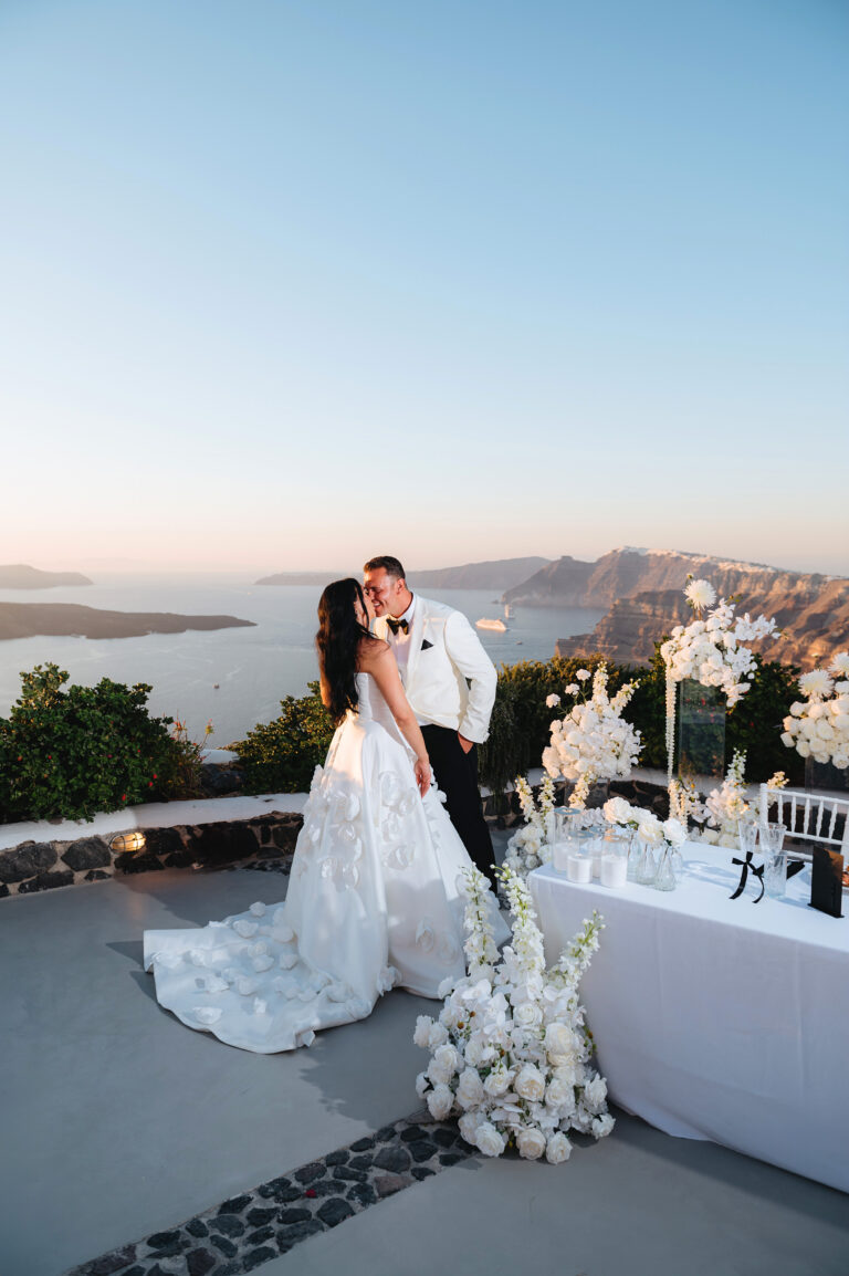 Emily & Wide’s Wedding in Santorini