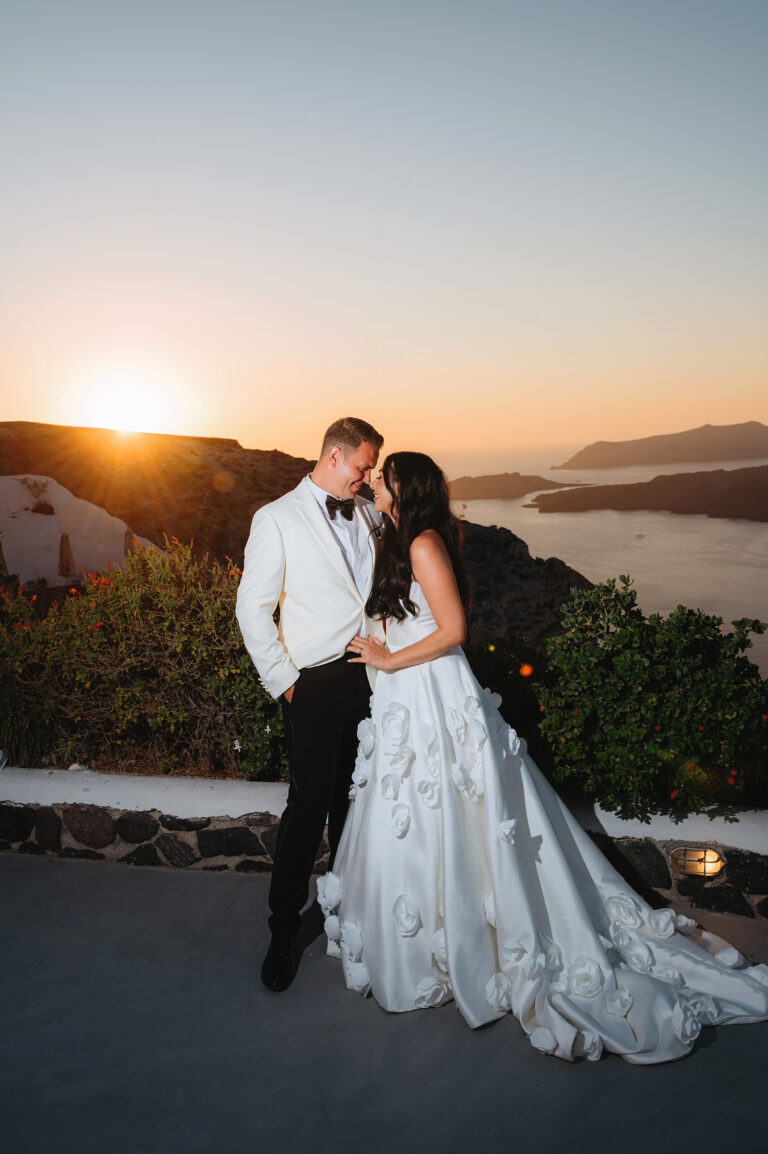 Emily & Wide’s Wedding in Santorini